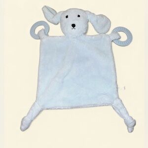 Bella Tunno  Danny the Dog Blue Lovey Security Blanket Rattles